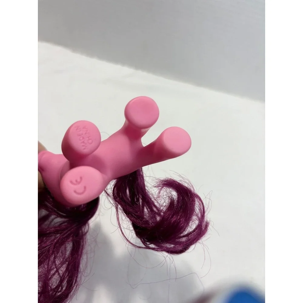 Dolgen Pink Unicorn‎ Pony Toy Figure Green Horn Purple Hair 24661001E20